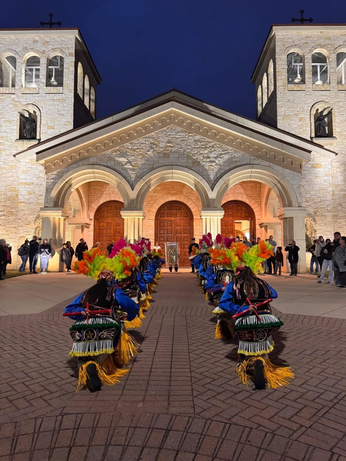 A Guadalupe evening procession